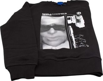 Karl Lagerfeld KLJ Reg Karl Sweat - Heren - Sweatshirts - Zwart - L - Hoodies & sweatvesten