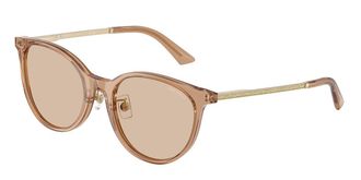 Jimmy Choo London JC5056JD Asian Fit 507693 Womens Sunglasses Brown Size 54
