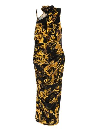 Versace Jeans Couture Abito Barocco con stampa - Nero