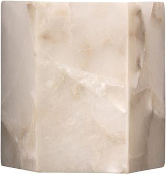 Jamie Young Co. Borealis 1-Light Alabaster Hexagon Wall Sconce in White at Nordstrom