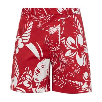 Dsquared2 Casual Shorts, male, Red, Size: 2XL Patterned Shorts