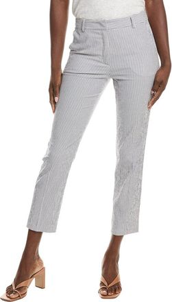 Max Mara Weekend Max Mara Seersucker Cropped Cigarette Pant