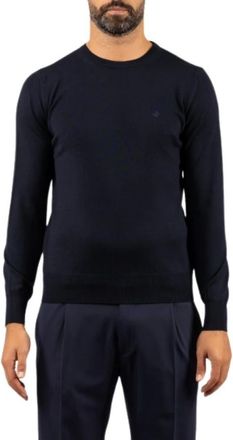 Brooksfield Maglione Girocollo - - Knitwear - Uomo - Blu - S