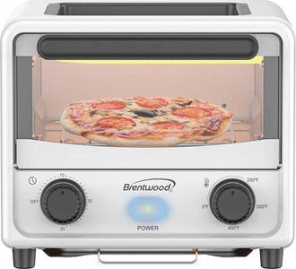Brentwood 500-Watt Stainless Steel Mini Toaster Oven