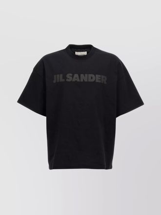 Jil Sander cotton oversized logo-print t-shirt