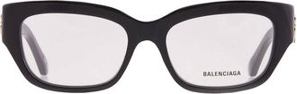 Balenciaga Demo Cat Eye Ladies Eyeglasses BB0363O 001 54