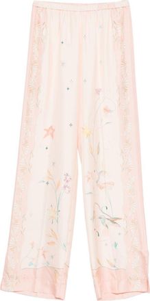 Forte_Forte Womens Printed Silk Trousers