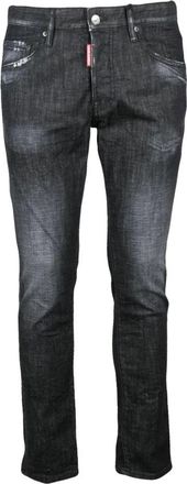 Dsquared2 Jeans, Heren, Zwart, M, Katoen, Skater Jeans