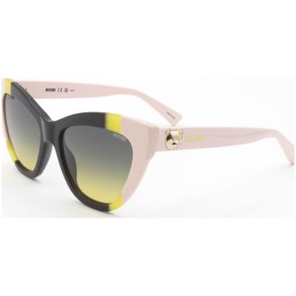 Moschino Womens 54 mm Black Sunglasses