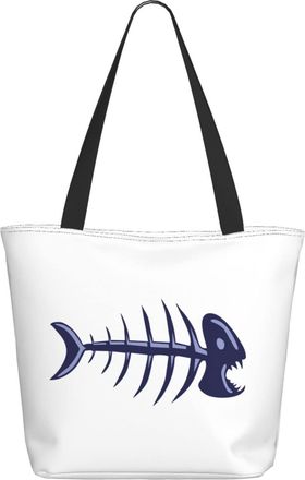 AOOEDM Fishs Bones Ladies Shopping Bag 13x11x7in.The Perfect ValentineS Day Gift.It Is The Best ValentineS Day Gift For Mom, Daughter, Wife,Etc