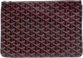 Goyard Pre-owned Clutches, female, Red, Size: ONE SIZE Pre-owned Fabric clutches