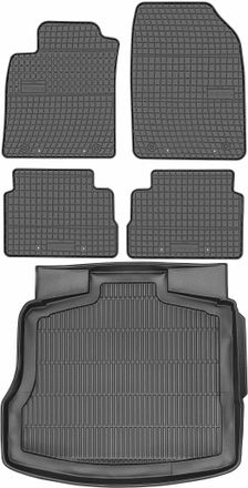 OEM Juego De Alfombrillas De Goma Para Coche Y Maletero Para Opel Vectra C Sed&aacute;n/hatchback (2002-2008)