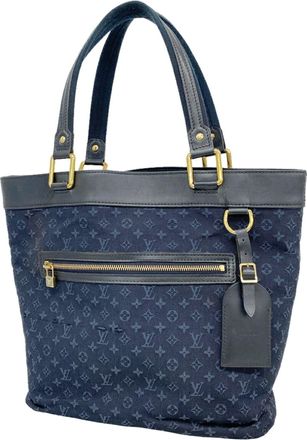 Louis Vuitton Tst Blue Tote Bag (Pre-Owned)