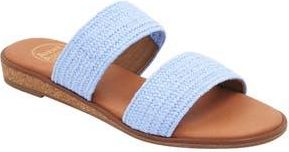 Andr&eacute; Assous Galia Featherweights Slide Sandal in Blue at Nordstrom Rack, Size 10