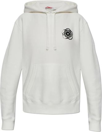Kenzo Cotton Sweatshirt - Dames - Hoodies - Wit - M - Katoen - Hoodies & sweatvesten