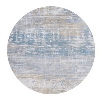 Louis De Poortere Alfombra de poli&eacute;ster gris, 140x140 cm