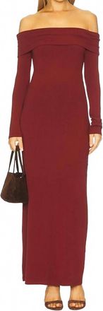 L*Space Carrie Off-The-Shoulder Dress In Red