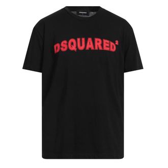 Dsquared2 DSquared2 Heren Logo Cool Fit T-shirt (Zwart, Rood)