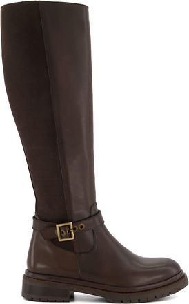 Dune London Teller Leather Knee High Boots