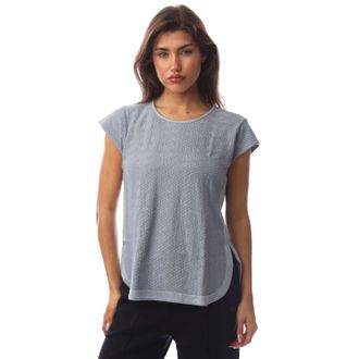 Emporio Armani Womens Top in Grey Textile - Size X-Small