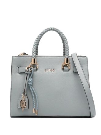 Liu Jo logo-plaque tote bag - Grey