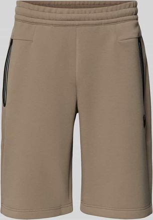 Emporio Armani Bermudas mit Rei&szlig;verschlusstaschen in Beige, Gr&ouml;&szlig;e XXXL