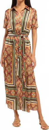 Misa Emil Shirt Dress In Multi