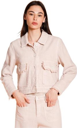 Mason's Odette Jas - Dames - Zomerjassen - Roze - L - Katoen - Jassen