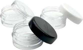 OEM Tarros Cosm&eacute;ticos, Envases Rellenables, Soluci&oacute;n De Almacenamiento Transparente, 20 G, Tapa Surtida