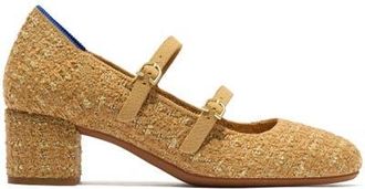 Rothy's The Double Buckle Mary Jane Heel in Golden Tweed at Nordstrom, Size 11.5