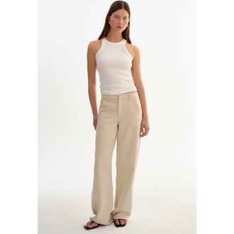 LaMarque Taleen | Linen Twill Pants in Natural at Nordstrom, Size 27