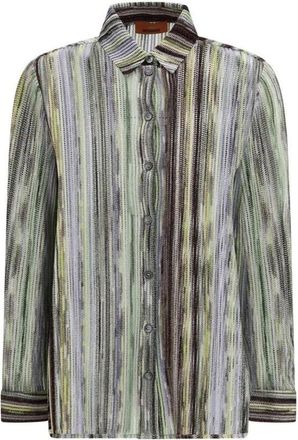 Missoni Dames, Blouses & Shirts, Veelkleurig, Maat: M Viscose