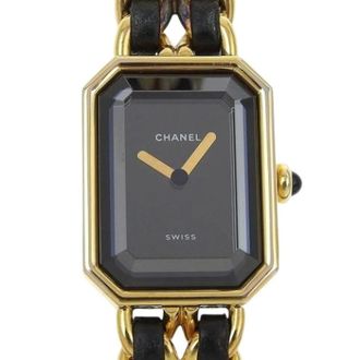 Chanel Pre-owned Glass watches - Dames - Vintage Horloges - Zwart - ONE Size - Vintage