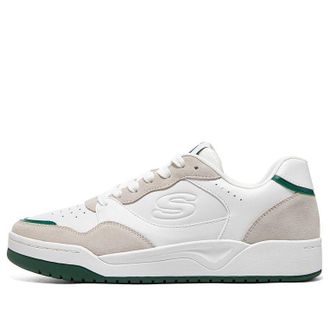 Skechers Koopa Court Volley Low Varsity - White Green 183241-WGRN