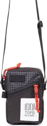 Topo Designs Mini Shoulder Bag in Black/grid at Nordstrom