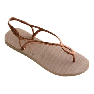 Havaianas Luna Sandalen - Dames - Schoenen - Beige - Maat: 37 EU Zijde
