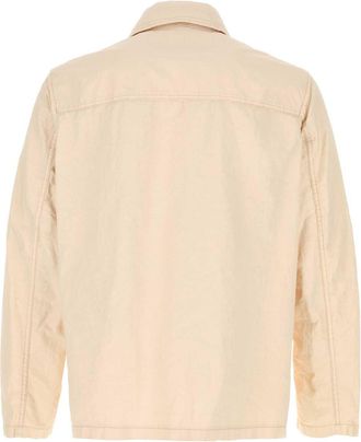 Fay Mens Ganci Jacket Beige Linen