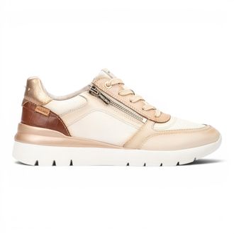 Pikolinos dames witte leren sneakers trainerschoenen - Cantabri&euml;
