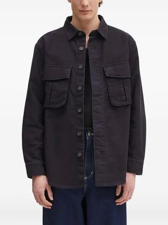 Barbour pocket long-sleeve shirt - men - Cotton - L - Blue