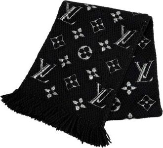 Louis Vuitton Pre-owned Stole - Dames - Vintage Accessoires - Zwart - ONE Size - Wol - Vintage