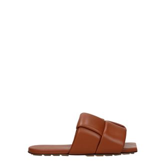 Bottega Veneta Sandalen und Clogs Damens Leder Braun/Karamell