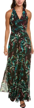 Badgley Mischka Floral Gown