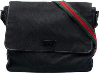 Gucci Borsa a tracolla Pre-owned in tela - - Pre-owned - Donna - Nero - ONE SIZE