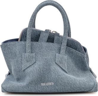 The Attico Denim La Passeggiata Mini Satchel