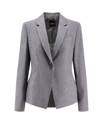 HUGO BOSS Jia9 Manteco Wool Blazer-Donna