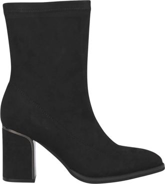 Alma En Pena Nauwsluitende Bootie Blokhakken - Dames - Laarzen met Hak - Zwart - 36 EU - Schoenen