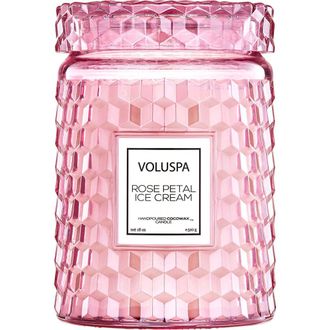 Voluspa Rose Petal Ice Cream Large Jar Candle at Nordstrom