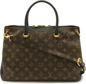 Louis Vuitton Black Monogram Noir Pvc Handbag Tote Bag (Pre-Owned)