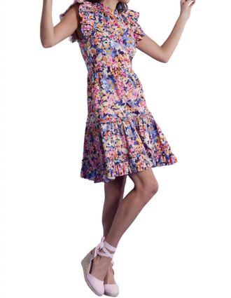 Tyler B&ouml;e Ursula Cotton Bouquet Dress In Multi-Colored