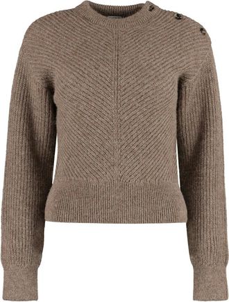 Bottega Veneta Dames, Truien, Bruin, Maat: S Wol